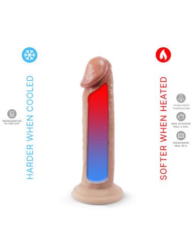 SILEXD - REALISTIC PENIS MODEL 2 PREMIUM THERMOREACTIVE SILICONE 19 CM