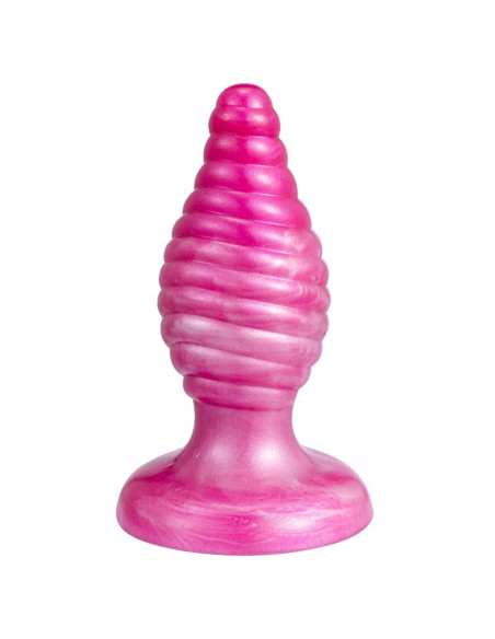 SILEXD - CHERRY ANAL PLUG FANTASY LIQUID SILICONE THERMOREACTIVE PINK 9.2 CM