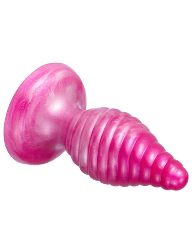 SILEXD - CHERRY ANAL PLUG FANTASY SKYSTAS SILIKONAS TERMOAKTYVUS ROŽINIS 9,2 CM