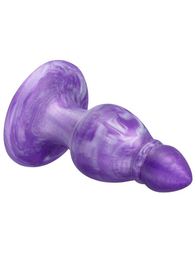 SILEXD - QUEEN ANAL PLUG FANTASY SKYSTAS SILIKONAS TERMOAKTYVUS VIOLETINIS 9,2 CM