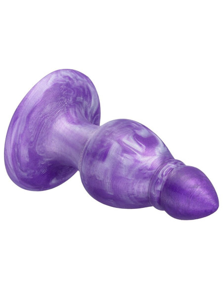 SILEXD - QUEEN ANAL PLUG FANTASY LIQUID SILICONE THERMOREACTIVE PURPLE 9.2 CM