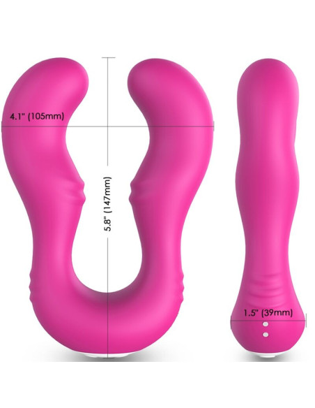 ARMONY - SERAPH VIBRATOR DOUBLE REMOTE CONTROL FUCHSIA