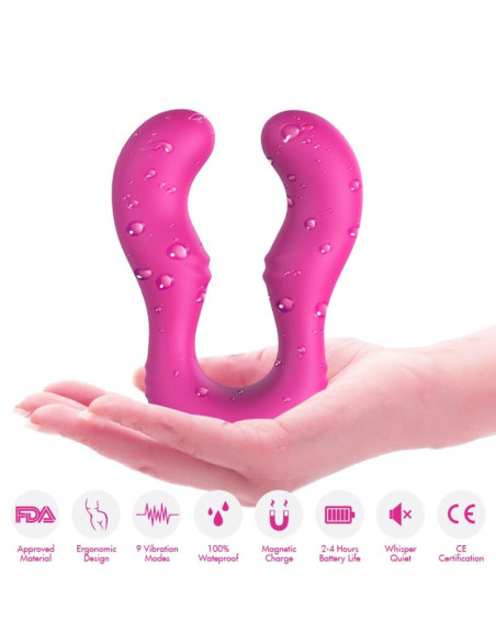ARMONY - SERAPH VIBRATOR DOUBLE REMOTE CONTROL FUCHSIA