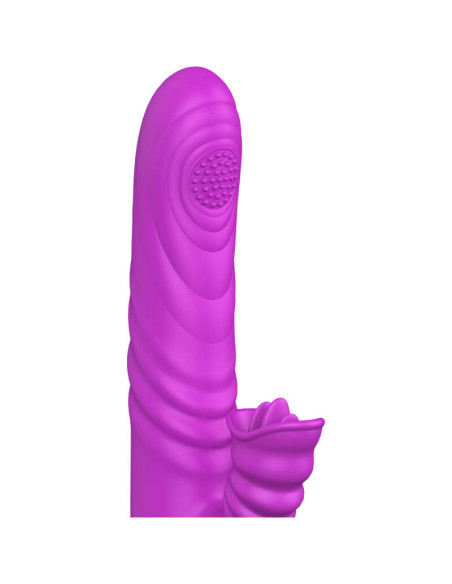 ARMONY - ANGELIA MULTIFUNCTION VIBRATOR WITH STIMULATING TONGUE VIOLET HEAT EFFECT