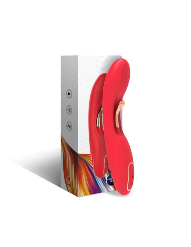 ARMONY - VIBRATOR WITH OSCILLATING TONGUE RED