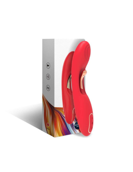ARMONY - VIBRATOR WITH OSCILLATING TONGUE RED