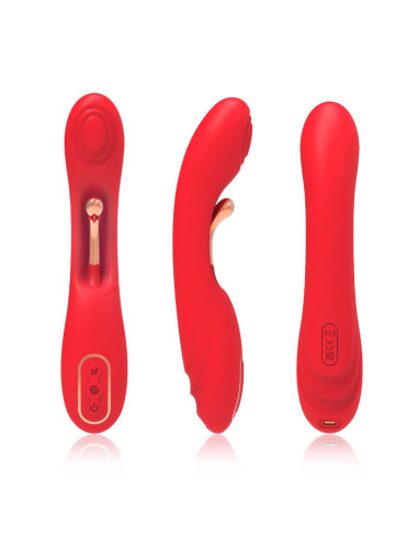 ARMONY - VIBRATOR WITH OSCILLATING TONGUE RED