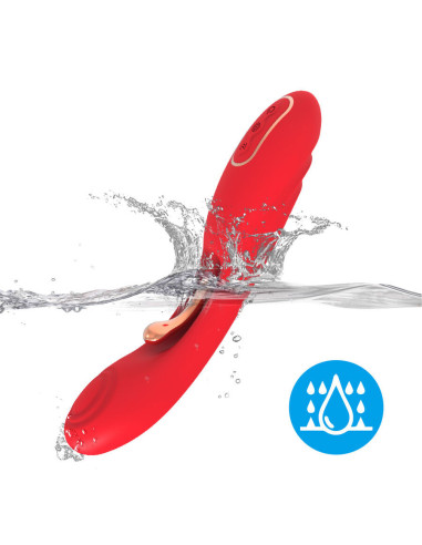 ARMONY - VIBRATOR WITH OSCILLATING TONGUE RED