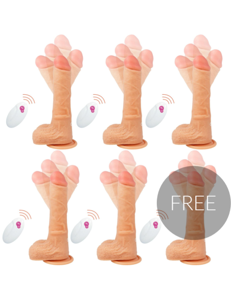 CYBER SILICOCK - NUOTOLINIO VALDYMO PULTAS REALISTIŠKAS MR RICK 5 1 NEMOKAMAI 20,9 CM -O- 4 CM