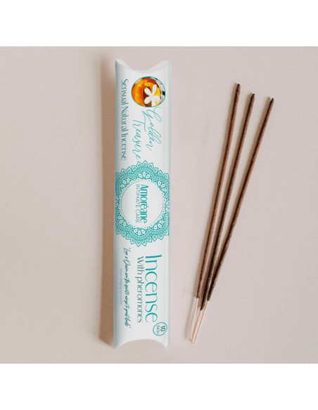 AMOREANE - GOLDEN TREASURE INCENSE WITH PHEROMONES JASMINE AROMA