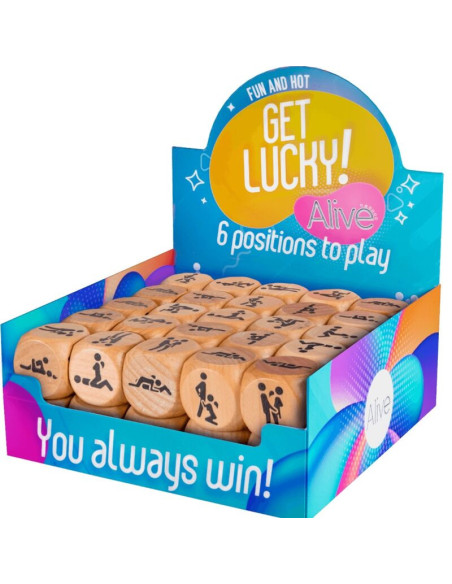 ALIVE - GET LUCKY DICE 6 POSITIONS (BOX 50 UNITS)