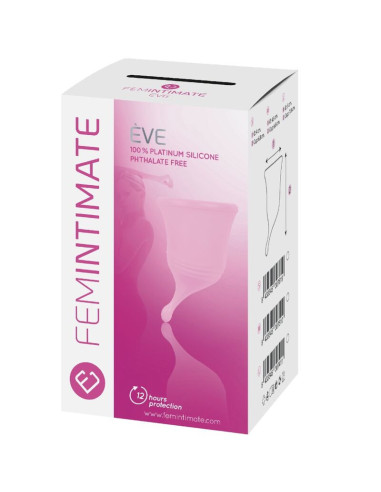 FEMINTIMATE - EVE NEW SILICONE MENSTRUAL CUP - SIZE S