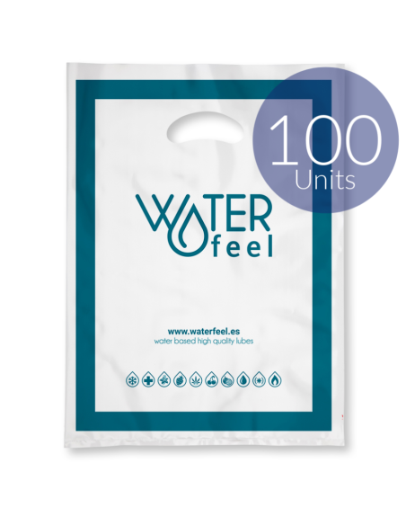 WATERFEEL - 100 DIDELIŲ PLASTIKINIS MAIŠELIŲ 40 X 50 CM