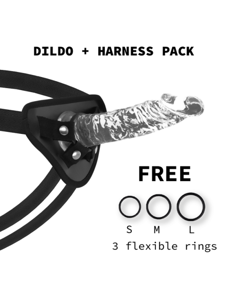 X RAY - HARNESS CLEAR COCK 19 CM -O- 4 CM