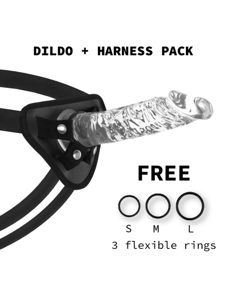 X RAY - HARNESS CLEAR COCK 21 CM -O- 4 CM