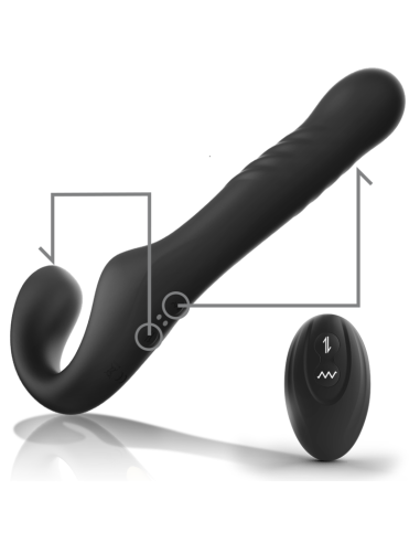 IBIZA - REMOTE CONTROL STRAPLESS VIBRATOR UP and DOWN