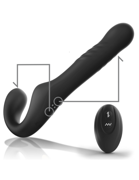 IBIZA - REMOTE CONTROL STRAPLESS VIBRATOR UP and DOWN