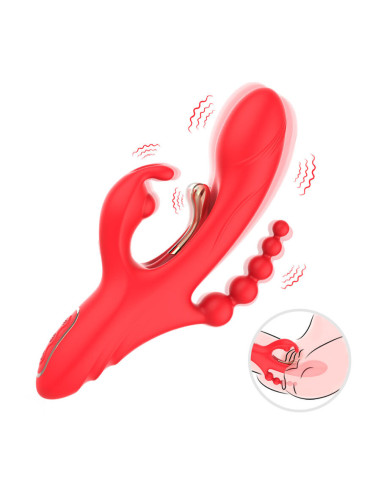 ARMONY - G-SPOT AND CLITORIS STIMULATOR VIBRATOR RED
