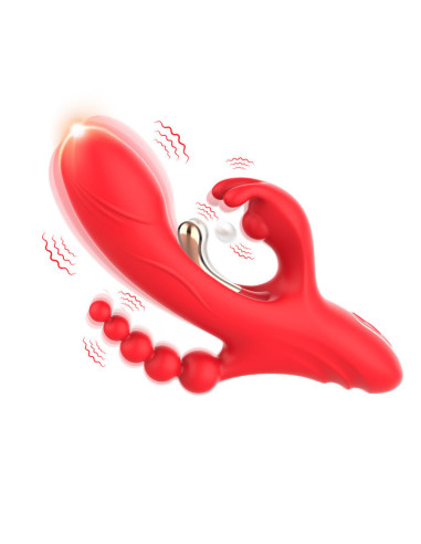 ARMONY - G-SPOT AND CLITORIS STIMULATOR VIBRATOR RED