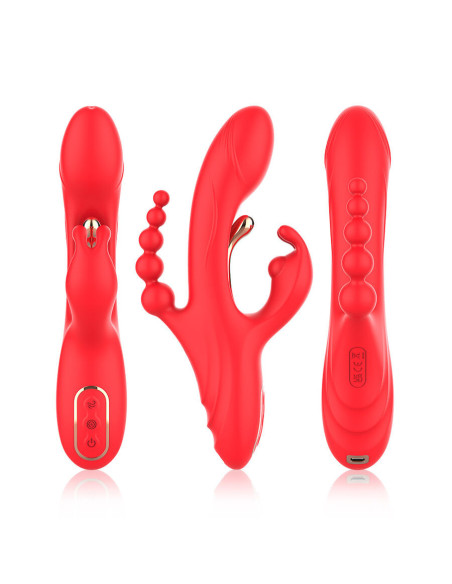 ARMONY - G-SPOT AND CLITORIS STIMULATOR VIBRATOR RED