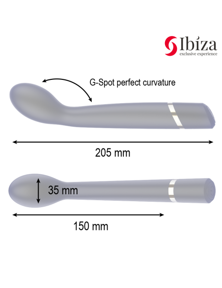 IBIZA - G-SPOT VIBRATOR 10 VIBRATIONS RECHARGEABLE
