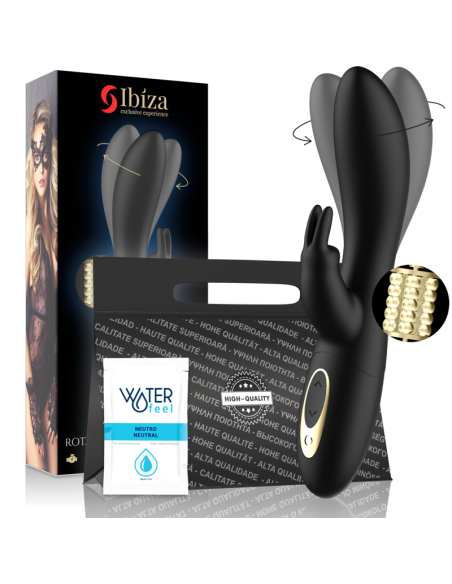 IBIZA - POWERFUL PEARLED ROTATOR WITH RABBIT