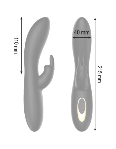 IBIZA - POWERFUL PEARLED ROTATOR WITH RABBIT