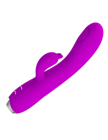 PRETTY LOVE - REGINA RECHARGEABLE VIBRATOR-SUCTION GEL PURPLE