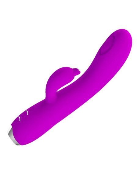 PRETTY LOVE - REGINA RECHARGEABLE VIBRATOR-SUCTION GEL PURPLE