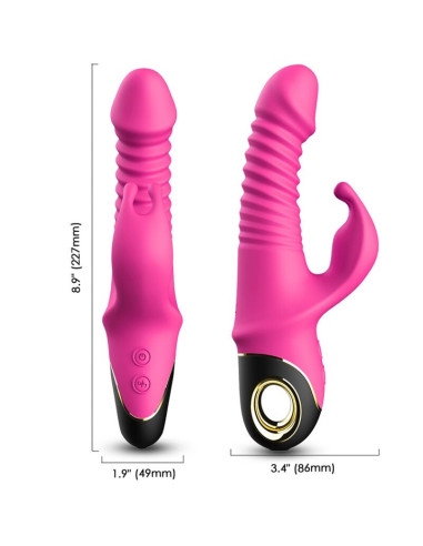 ARMONY - ZING DILDO VIBRATOR RABBIT FUCHSIA