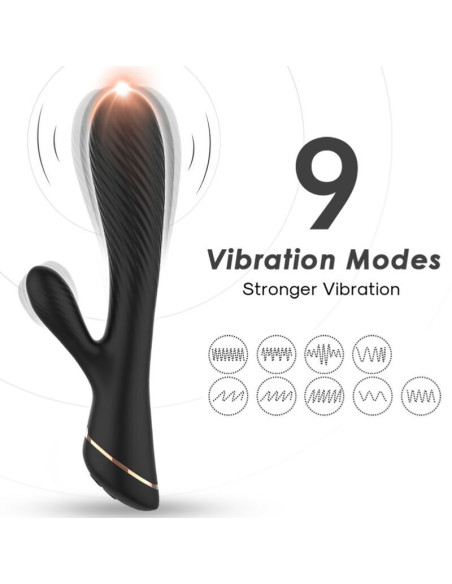 ARMONY - VIBRATOR RABBIT SILICONE BLACK