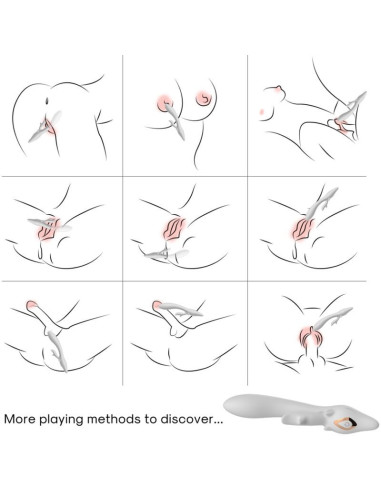 ARMONY - ELK VIBRATOR RABBIT CURVED RED