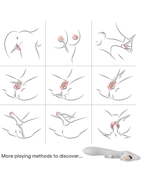 ARMONY - ELK VIBRATOR RABBIT CURVED RED