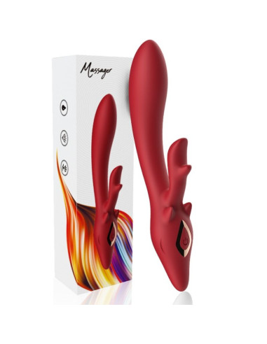 ARMONY - ELK VIBRATOR RABBIT CURVED RED