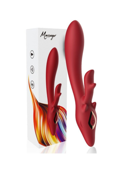 ARMONY - ELK VIBRATOR RABBIT CURVED RED