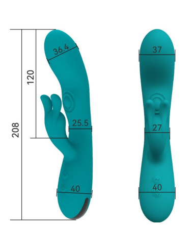 ARMONY - DANCING BUNNY VIBRATOR RABBIT 10 SPEEDS GREEN