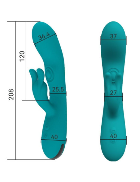 ARMONY - DANCING BUNNY VIBRATOR RABBIT 10 SPEEDS GREEN