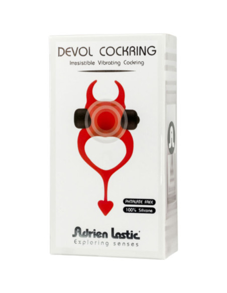ADRIEN LASTIC - DEVOL COCKRING RED VIBRATOR RING