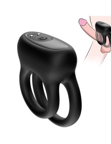 ARMONY - DOUBLE RING VIBRATOR BLACK