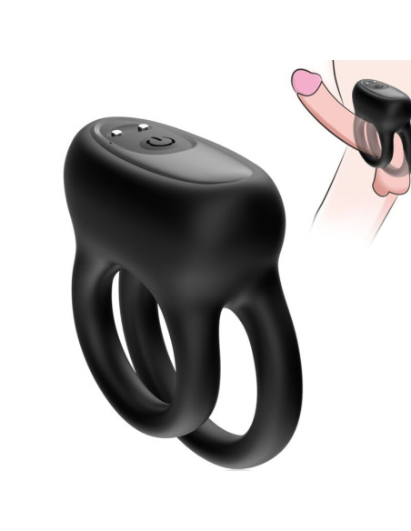 ARMONY - DOUBLE RING VIBRATOR BLACK