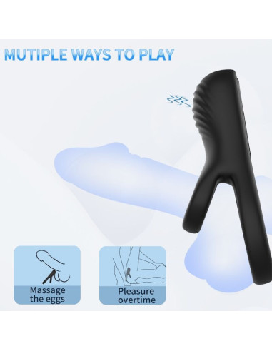 ARMONY - DOUBLE RING VIBRATOR BLACK