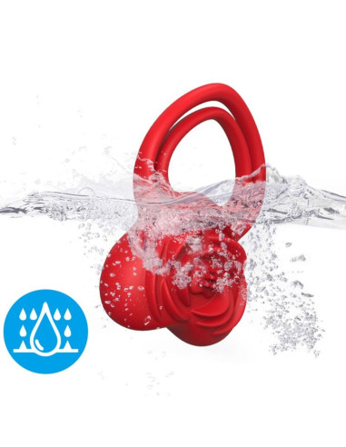 ARMONY - RING VIBRATOR HEART RED