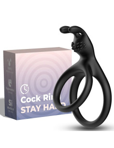 ARMONY - TENSY DOUBLE RABBIT RING BLACK 2