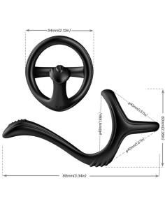 ARMONY - TREASURE DOUBLE ANAL RING BLACK 2