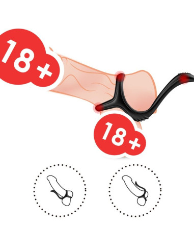 ARMONY - TREASURE DOUBLE ANAL RING BLACK