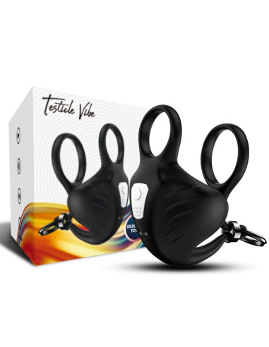 ARMONY - MANTA SCROTUM VIBRATOR RING REMOTE CONTROL BLACK