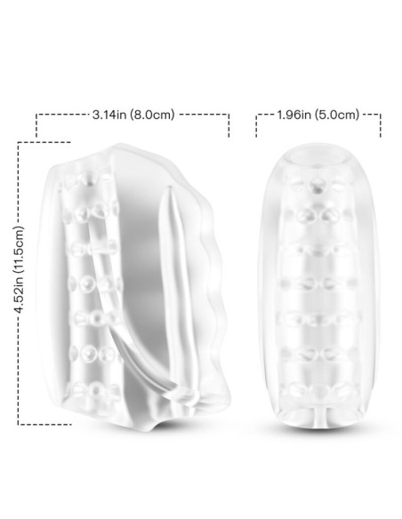 ARMONY - MASTER MASTURBATOR and VIBRATOR TRANSPARENTE