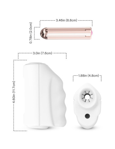 ARMONY - MASTER MASTURBATOR and VIBRATOR WHITE