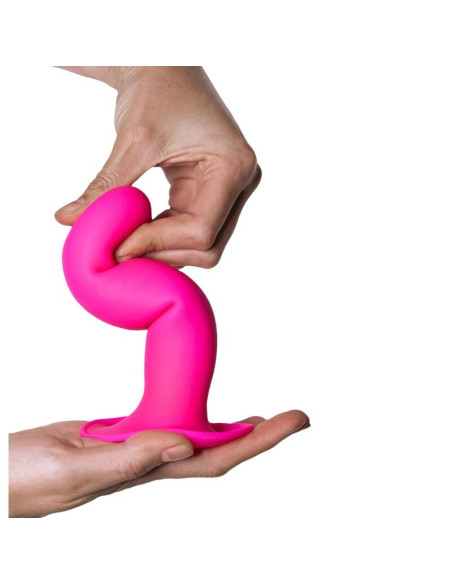 ADRIEN LASTIC - HITSENS 4 SILICONE DILDO FUCHSIA