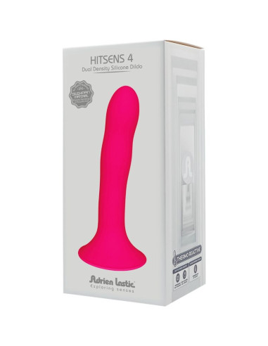 ADRIEN LASTIC - HITSENS 4 SILICONE DILDO FUCHSIA